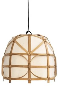 Κρεμαστό Φωτιστικό Οροφής 1xE27 Μπαμπού Φ50cm Bagobo R 981.101.10/P AY Illuminate-981.101.10/P-Μπεζ 981.101.10/P