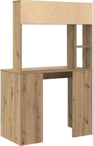 vidaXL Γραφείο Artisan Oak Επεξεργασμένο ξύλο 91 x 50 x 149 εκ