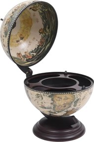 vidaXL Μπαρ Υδρόγειος/Κάβα Κρασιών Επιτραπέζιο Λευκό Ξύλο Ευκαλύπτου