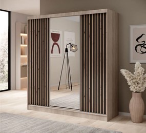 Ντουλάπα ZenSlide 200 συρόμενη-Sonoma - Mauro