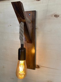 Wall Lamp Ahşap Aplik 18 Walnut