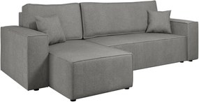 Γωνιακός καναπές Karl II -Gkri Skouro - 244.00Χ145.00Χ82.00cm