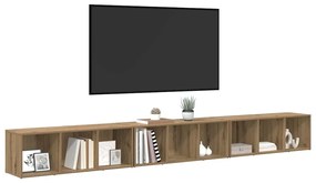 vidaXL Ντουλάπι TV 3 pcs artisan δρυς 37 x 35 x 107.5 εκ