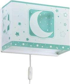 MoonLight Green απλίκα τοίχου διπλού τοιχώματος (63238[H])