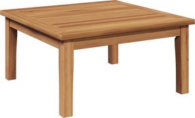 vidaXL Τραπέζι Κήπου Καφέ Μασίφ ξύλο teak