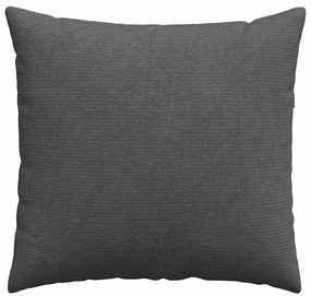 vidaXL Μαξιλάρι Καναπέ 2 pcs Σκούρο Γκρι 45 x 45 cm