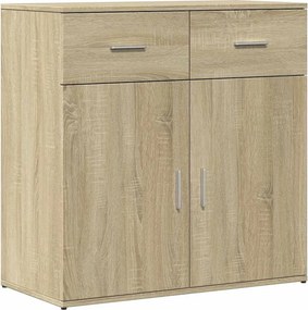 vidaXL Βοηθητικά Ντουλάπια 2 Τεμ. Sonoma Δρυς 79x38x80εκ. Επεξ. Ξύλο