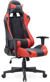 Καρέκλα Γραφείου Alonso 0223120 67x70x125/135cm Black-Red