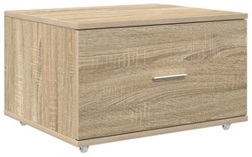 vidaXL Γραφείο Sonoma Δρυς 131.5 x 50 x 106.5 εκ. Επεξεργασμένο ξύλο