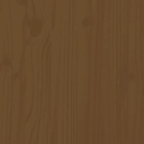 Ξαπλώστρα Μελί Καφέ 199,5x60x74 εκ από Μασίφ Ξύλο Πεύκου - Καφέ