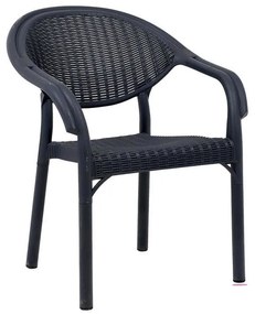 Καρέκλα Roshen Fylliana Ανθρακί 59x44x83 εκ. 59x44x83 εκ.