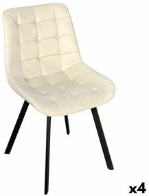 Καρέκλα Versa RHODES  Μπεζ 55 x 82 x 51 cm (4 Μονάδες)