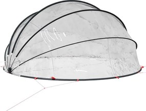 vidaXL Θόλος πισίνας Διαφανές 430 x 430 x 210 εκ. PVC