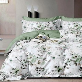 Πάπλωμα ZEN108 White-Green Palamaiki Υπέρδιπλo 230x250cm Microfiber