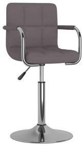 vidaXL Σκαμπό Μπαρ Taupe Υφασμάτινο