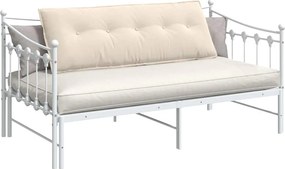 vidaXL Μαξιλάρι Πλάτης Μπεζ 140 x 50 cm Ύφασμα Μικροΐνας