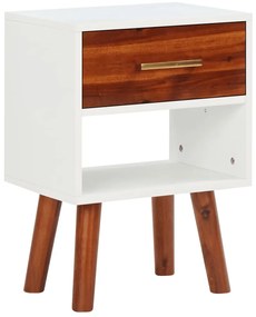 vidaXL Κομοδίνο 40 x 30 x 57 εκ. από Μασίφ Ξύλο Ακακίας