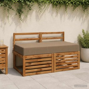 vidaXL Μαξιλάρια Καθίσματος SOEST 100% Πολυεστέρας Taupe