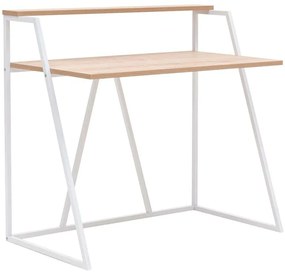 Γραφείο Lissa Rafli 550ARN3432 105x60x90cm Oak-White