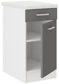 Ντουλάπι κουζίνας 40 x 47 x 82 cm Γκρι μελαμίνη PVC