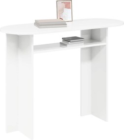 vidaXL Τραπέζι κονσόλας Λευκό 100 x 39,5 x 75 εκ Επεξεργασμένο Ξύλο