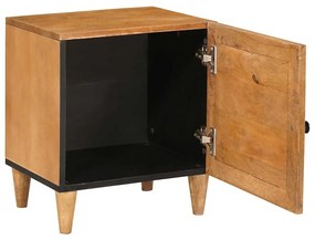 vidaXL Κομοδίνο Ανοιχτό καφέ 40 x 33 x 46 εκ. Μασίφ ξύλο μάνγκο