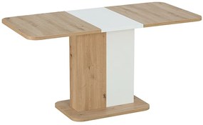 TABLE NEXT OAK ARTISAN / WHITE MAT 110(145)X68 (D) DIOMMI NEXTDABM110D