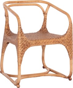 ΠΟΛΥΘΡΟΝΑ RELIK ΕΣΩΤ. ΧΩΡΩΝ HM9955.02 ΦΥΣΙΚΟ RATTAN-ΚΑΡΥΔΙ ΧΡΩΜΑ 60x57x79Υεκ.