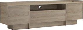 Έπιπλο τηλεόρασης Derden pakoworld sonoma 197x38x58εκ