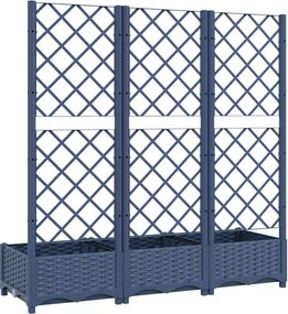 vidaXL Κήπος Μπλε Γκρι 120 x 40 x 121,5 cm