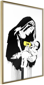 Αφίσα - Banksy: Toxic Mary - 20x30 - Χρυσό - Χωρίς πασπαρτού