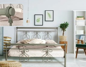 Κρεβάτι Ν63 για στρώμα 160χ200 υπέρδιπλο με επιλογές χρωμάτων