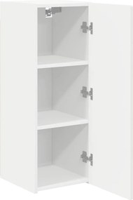 vidaXL Ντουλάπι Τηλεόρασης Τοίχου 2 pcs Λευκό 30 x 31 x 80 εκ.