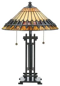 Επιτραπέζιο Φωτιστικό 2xE27  Μπρονζέ Tiffany  Chastain QZ-CHASTAIN-TL Elstead Lighting QZ-CHASTAIN-TL Μπρονζέ