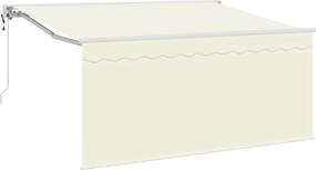 vidaXL Σκηνίτσα Αναδιπλούμενη Κρεμ 300 x 200 cm