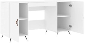 vidaXL Γραφείο Λευκό 140 x 50 x 75 εκ. από Επεξεργασμένο Ξύλο