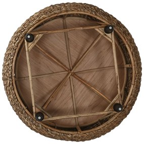 Τραπεζάκι Καφέ Home ESPRIT Φυσικό 119 X 119 X 46 cm