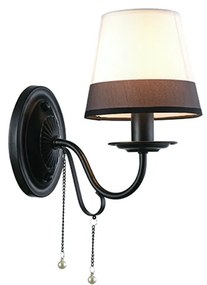 Φωτιστικό Επίτοιχο Aca EG167281WBW MULAN Μαύρο Ματ (Black Mat)