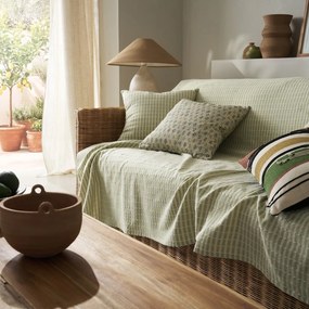 Ριχτάρι Πολυθρόνας (180x180) Gofis Home Elysia Silver Garden Green 531/18