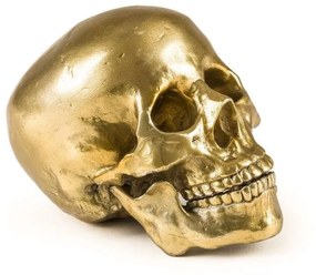 Διακοσμητικό Diesel-Human Skull Gold Seletti Αλουμίνιο