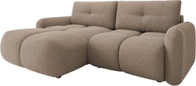 Γωνιακός καναπές Sandy-Καφέ