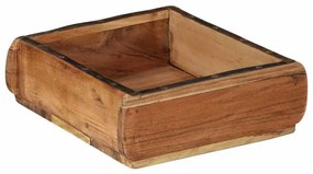 vidaXL Δίσκος με αποθήκευση 2 pcs Καφέ 31 x 29 x 10 εκ