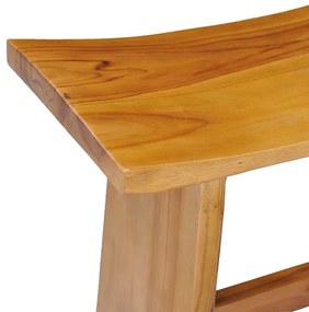vidaXL Σκαμπό από Μασίφ Ξύλο Teak