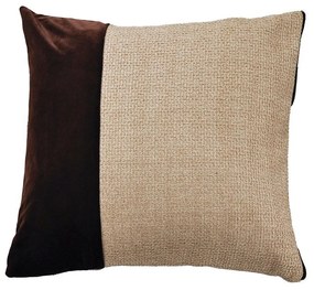 Μαξιλάρι Διακοσμητικό (Με Γέμιση) Glam 018880 Rusty Red-Beige 45X45 Polyester,Fabric