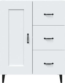 vidaXL Ντουλάπι Λευκό 69,5 x 34 x 90 εκ. από Επεξεργασμένο Ξύλο