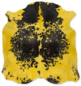 Δέρμα Αγελάδας Dyed Yellow-Brown - 200x220