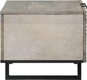 vidaXL Τραπεζάκι σαλονιού Λευκό 80 x 50 x 40 cm Επεξεργασμένο Ξύλο