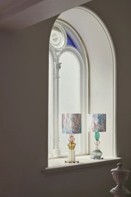 Επιτραπέζιο Φωτιστικό Vintage Micro από Αυθεντικά Γυαλιά Murano 55cm