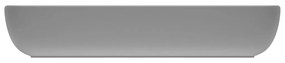 vidaXL Νιπτήρας Πολυτελής Ορθογώνιος Αν. Γκρι Ματ 71x38 εκ. Κεραμικός