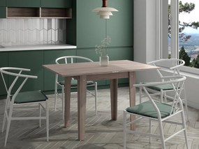 Τραπέζι Κουζίνας Επεκτεινόμενο Τρούφα HAZEL 80/120x60/80x77